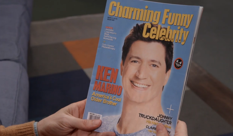 Illustration for article titled Comedy Bang! Bang!: “Ken Marino Wears A Slim Gray Suit And Salmon Tie”
